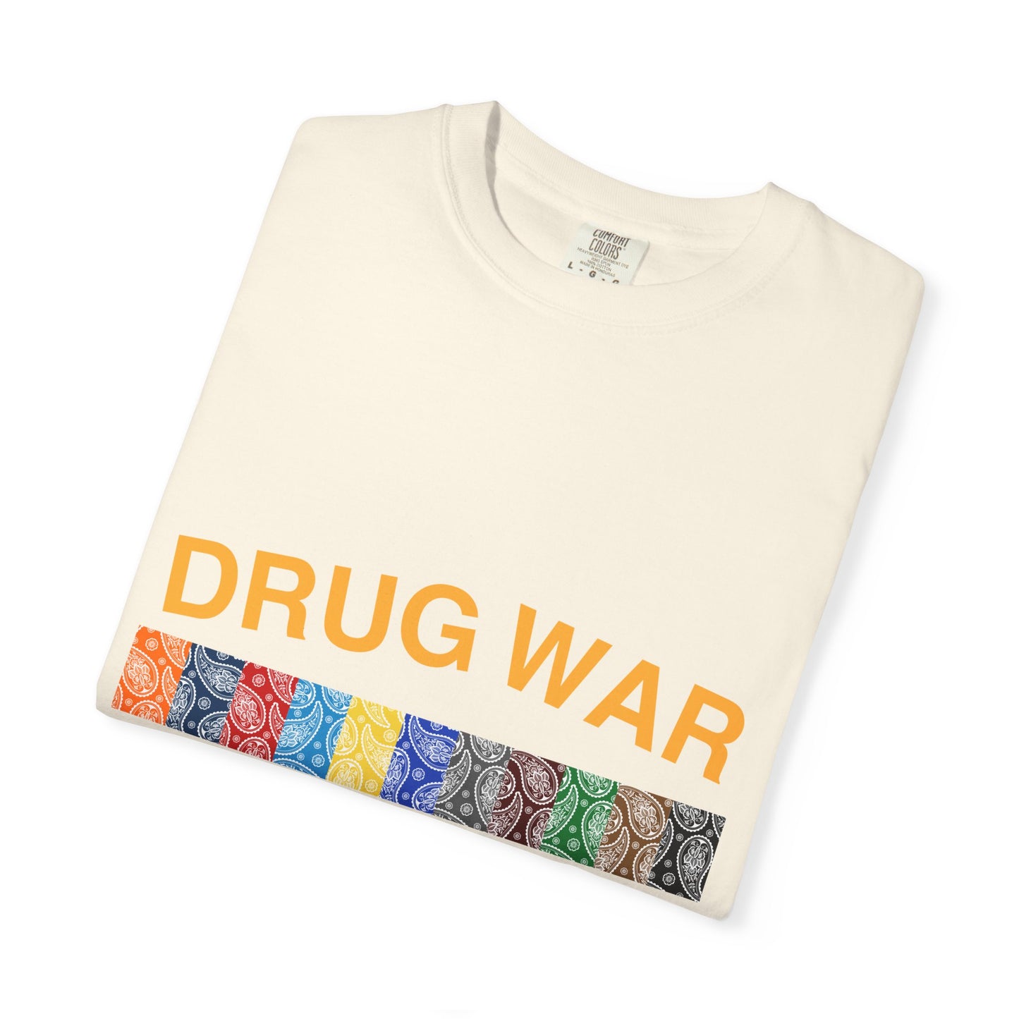 Drug War Vet T-Shirt – 'Crack Era' Retro Patch Graphic Tee