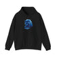 Wolf Playing Chess (Blue Team) - Unisex Heavy Blend™ Hooded Sweatshirt