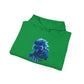 Wolf Playing Chess (Blue Team) - Unisex Heavy Blend™ Hooded Sweatshirt