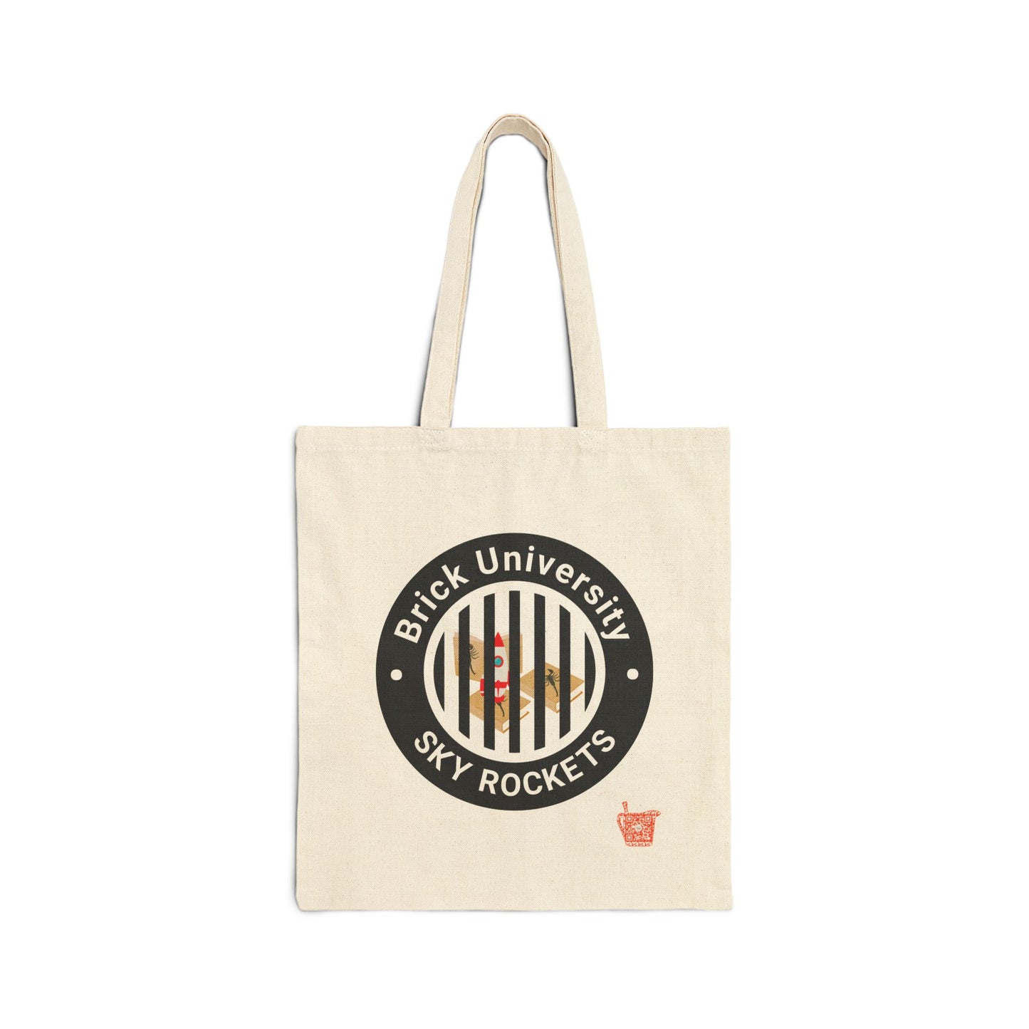 Brick University (Black Behind Bars) - Tote Bag