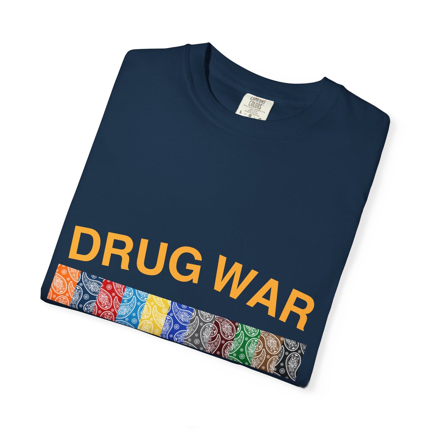 Drug War Vet T-Shirt – 'Crack Era' Retro Patch Graphic Tee