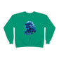 Wolf Playing Chess (Blue Team) - Unisex EcoSmart® Crewneck Sweatshirt