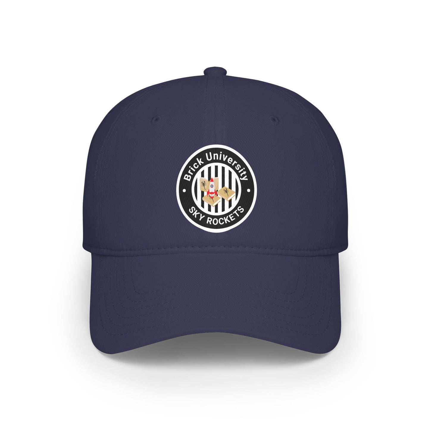 Brick University (Black-Outside) Baseball Cap