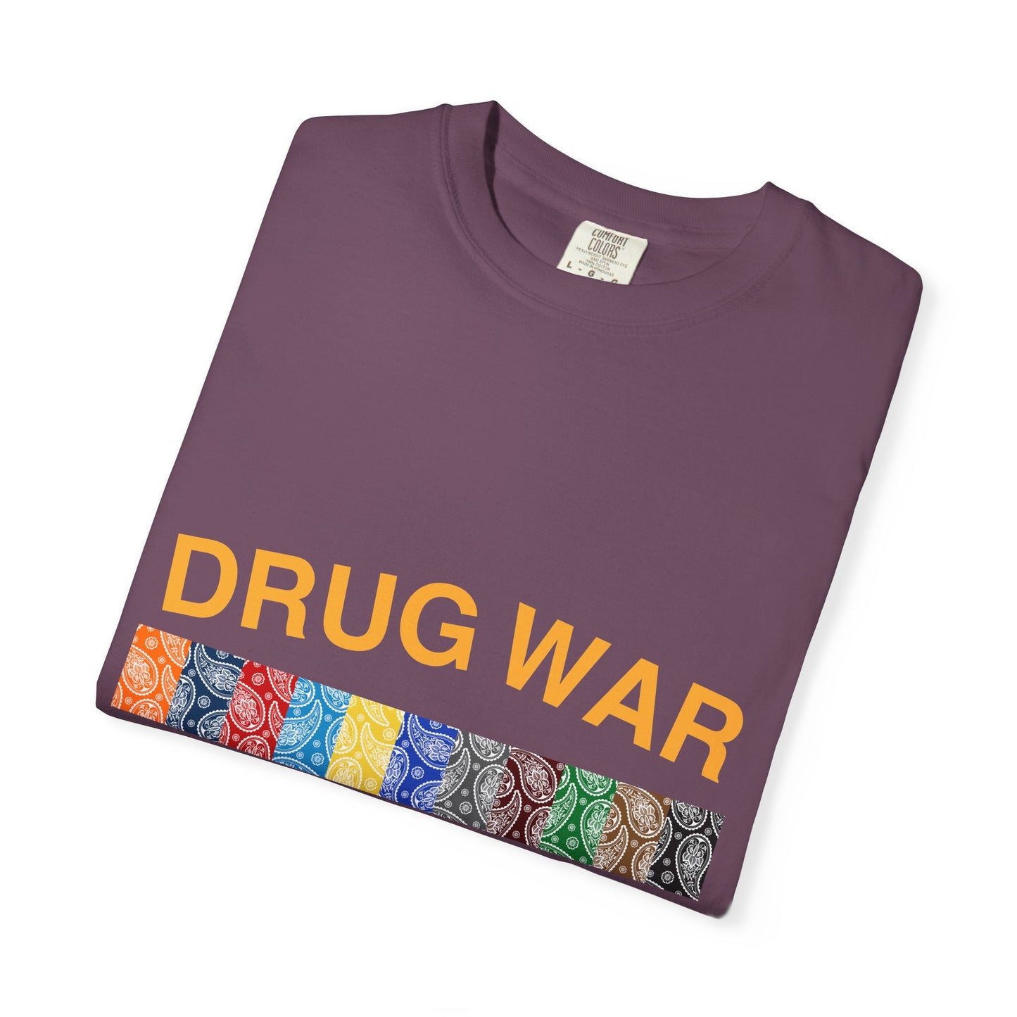 Drug War Vet T-Shirt – 'Crack Era' Retro Patch Graphic Tee