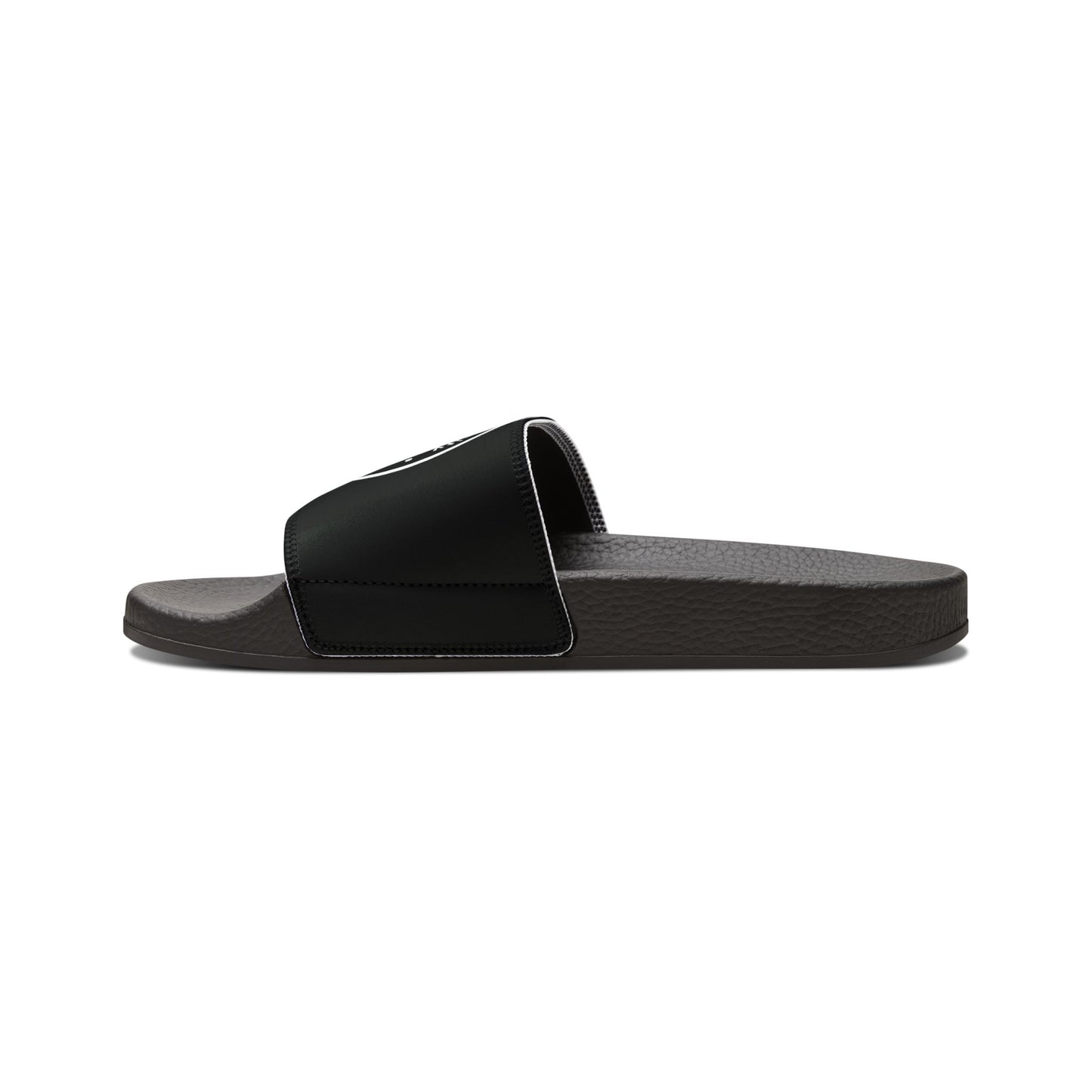 Brick University (Black Behind Bars) - Slide Sandals — Removable‑Strap Slides