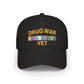 Drug War Vet Baseball Cap — Military Ribbon Veteran Hat