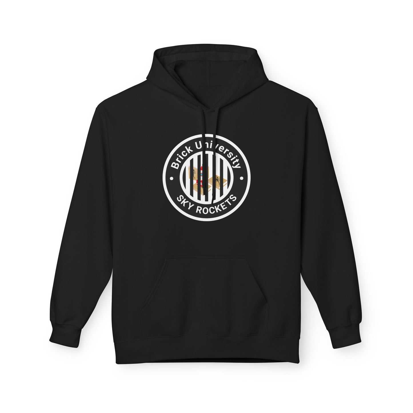Brick University (Black Behind Bars) Hoodie