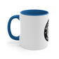 Brick University (Black Design) - Accent Coffee Mug, 11oz