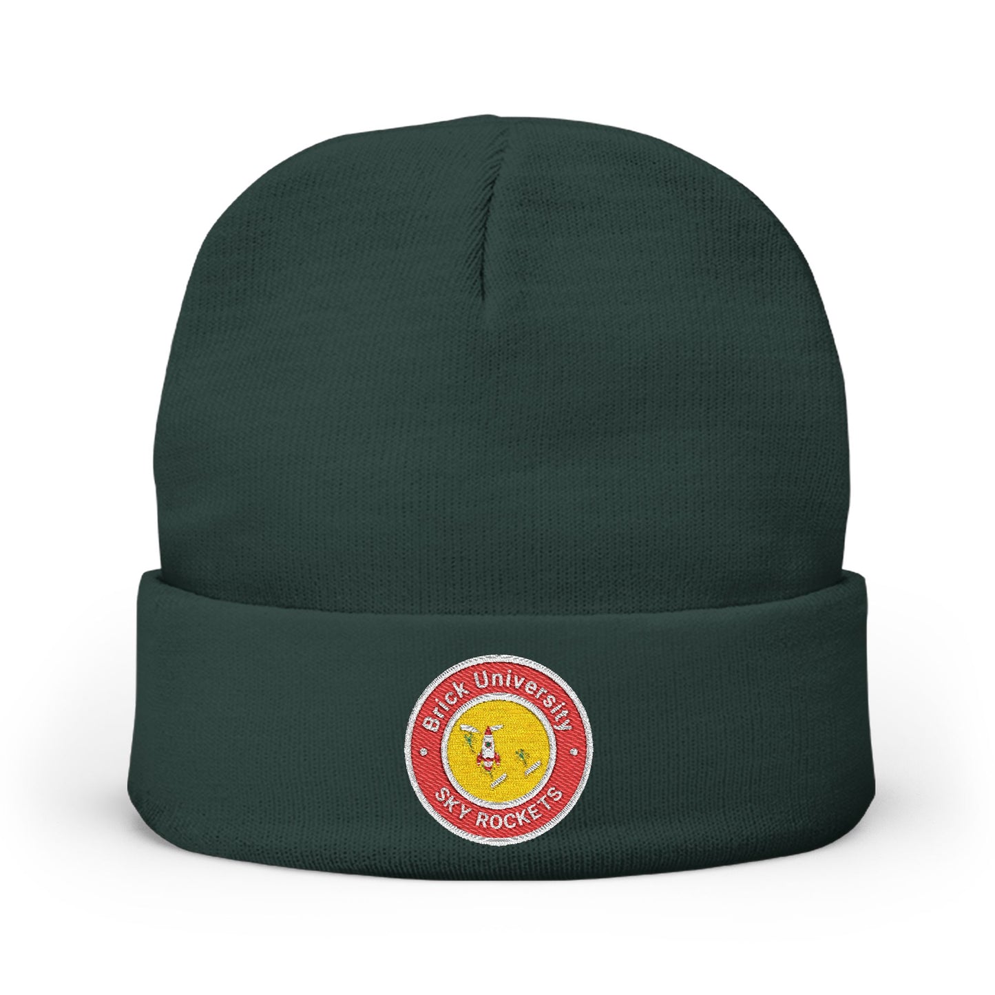 Brick University Knit Beanie
