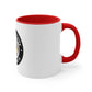 Brick University (Black Design) - Accent Coffee Mug, 11oz