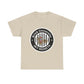 Brick University (Black Design Behind Bars) - Unisex Heavy Cotton Tee
