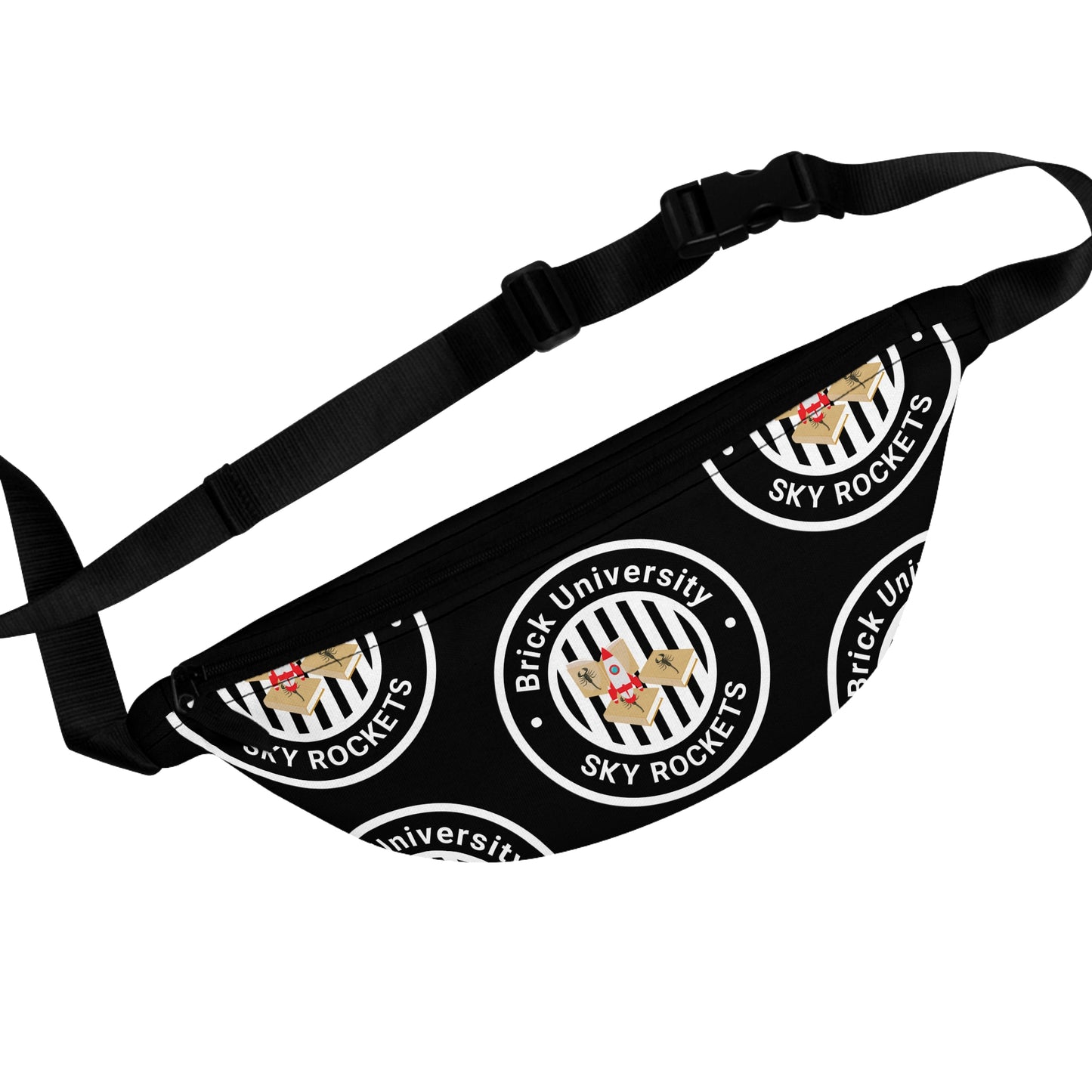 Brick University (Black Design) - Fanny Pack