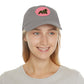 806 Pound Gorilla -  Hat with Leather Patch (Round)