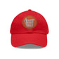 Inside Hustle -  Hat with Leather Patch (Round)
