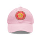 Brick University -  Hat with Leather Patch (Round)