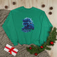 Wolf Playing Chess (Blue Team) - Unisex EcoSmart® Crewneck Sweatshirt
