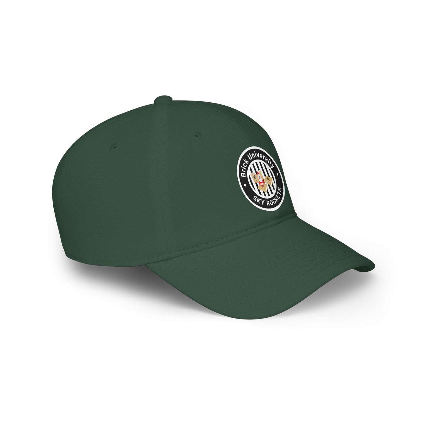 Brick University (Black-Outside) Baseball Cap