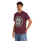 Brick University (Black Design Behind Bars) - Unisex Heavy Cotton Tee