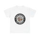 Brick University (Black Design Behind Bars) - Unisex Heavy Cotton Tee