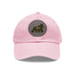806 Pound Gorilla -  Hat with Leather Patch (Round)