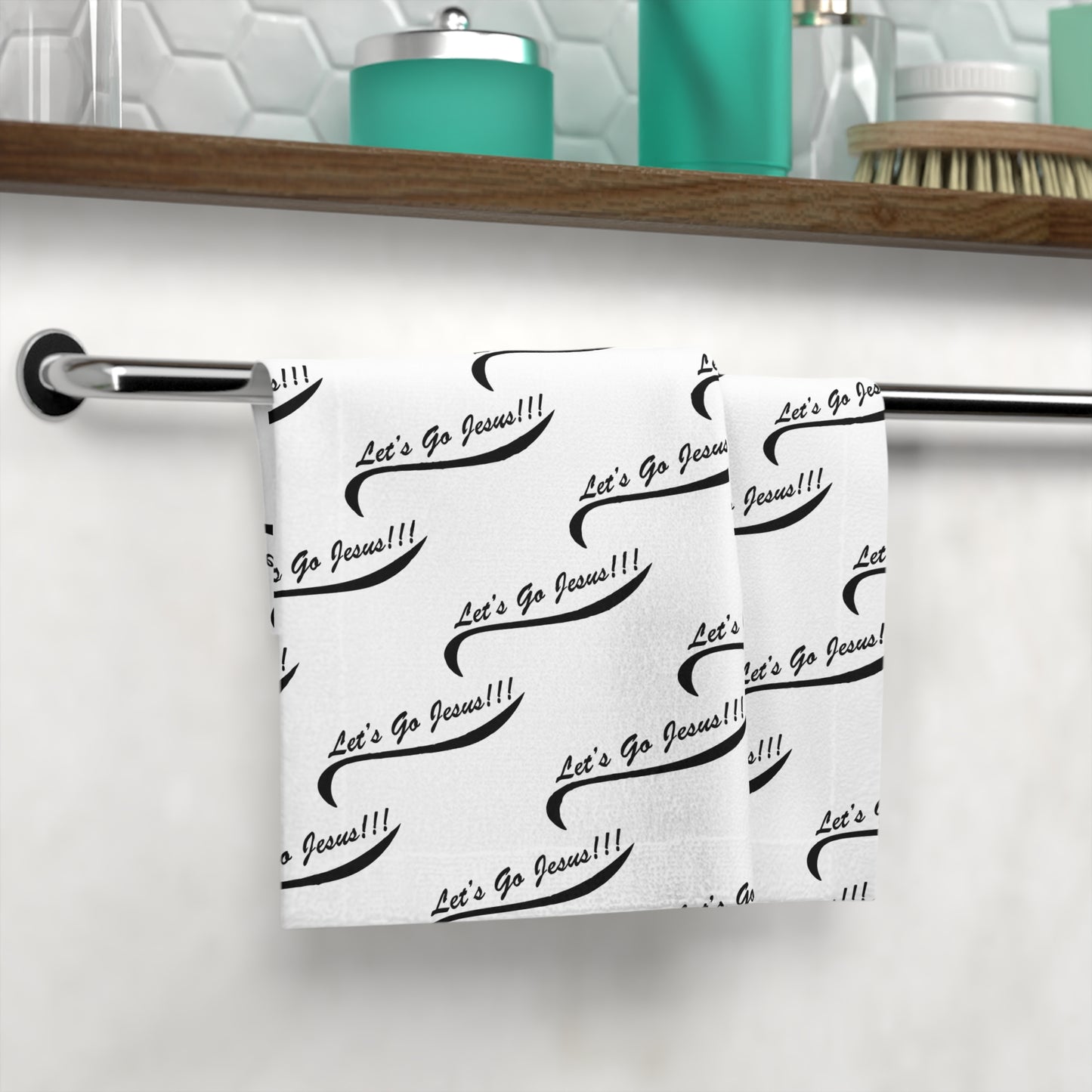 Let's Go Jesus Towel