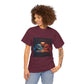 Wolves Playing Chess - Unisex Heavy Cotton Tee