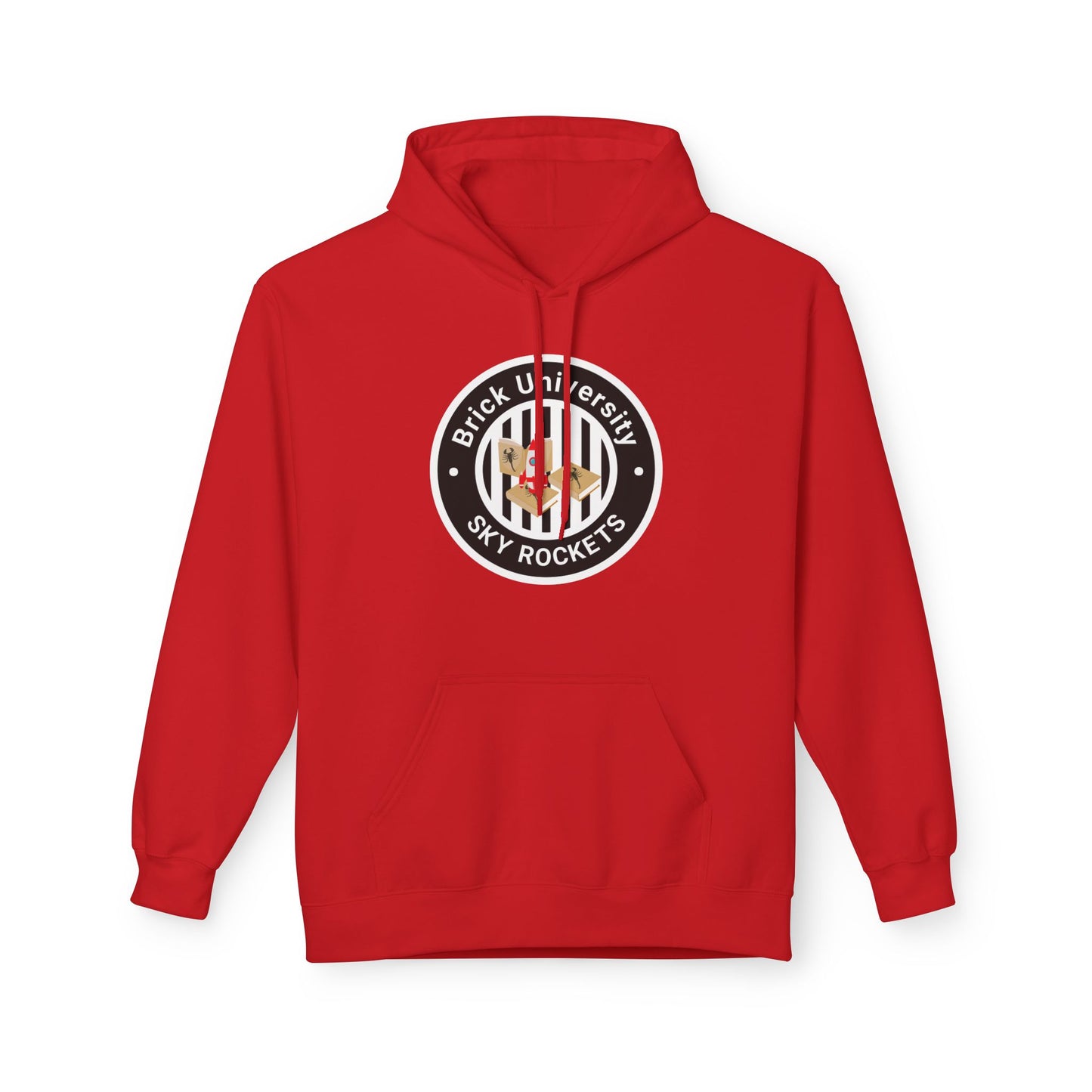 Brick University (Black-outside) Hoodie