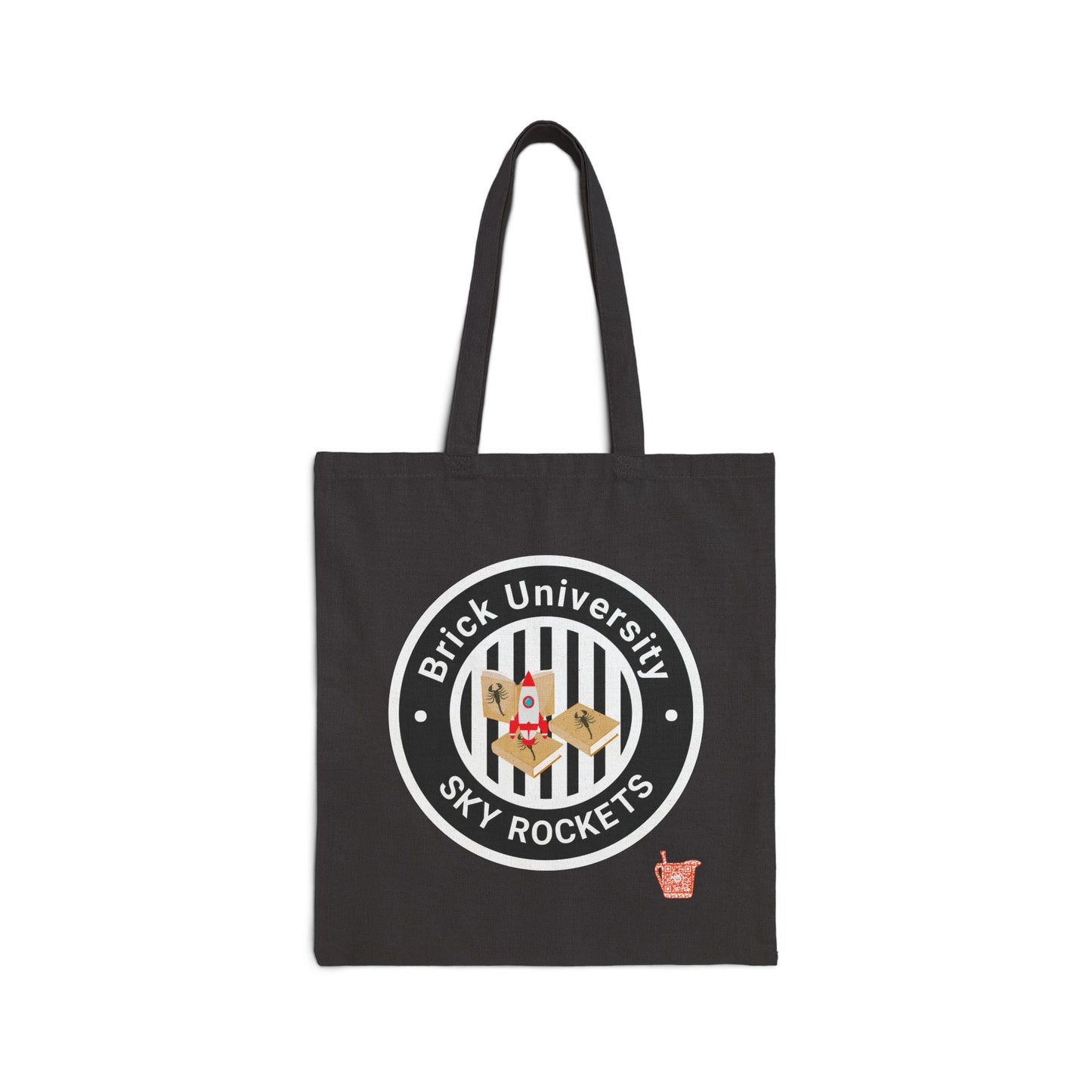 Brick University (Black-Outside) - Tote Bag