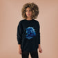 Wolf Playing Chess (Blue Team) - Unisex EcoSmart® Crewneck Sweatshirt