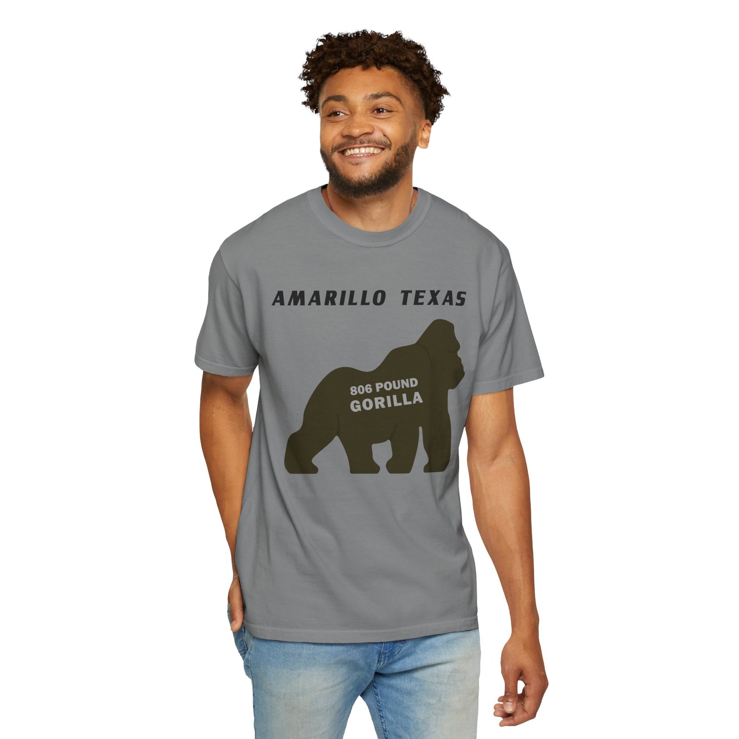 Amarillo Texas 806 Pound Gorilla – T-Shirt