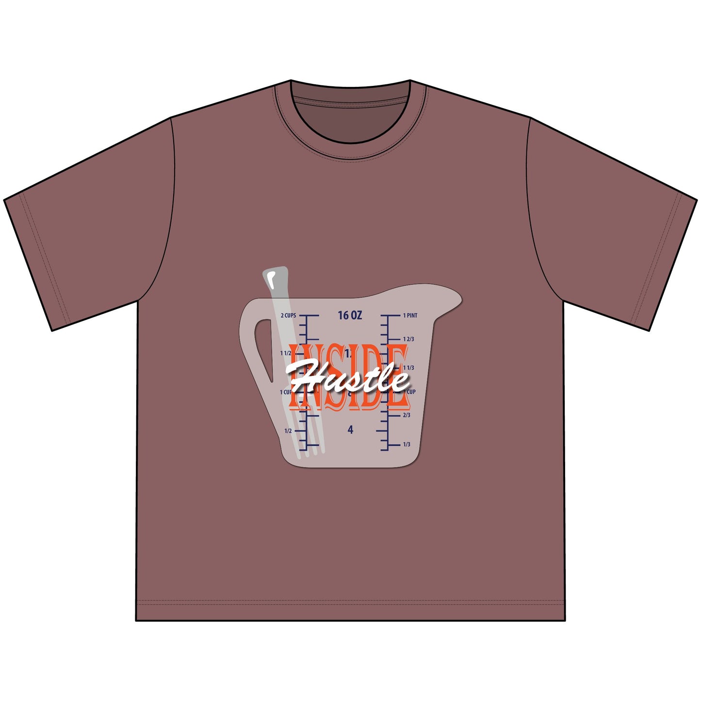 Inside Hustle Cup Logo - Heavyweight Tee