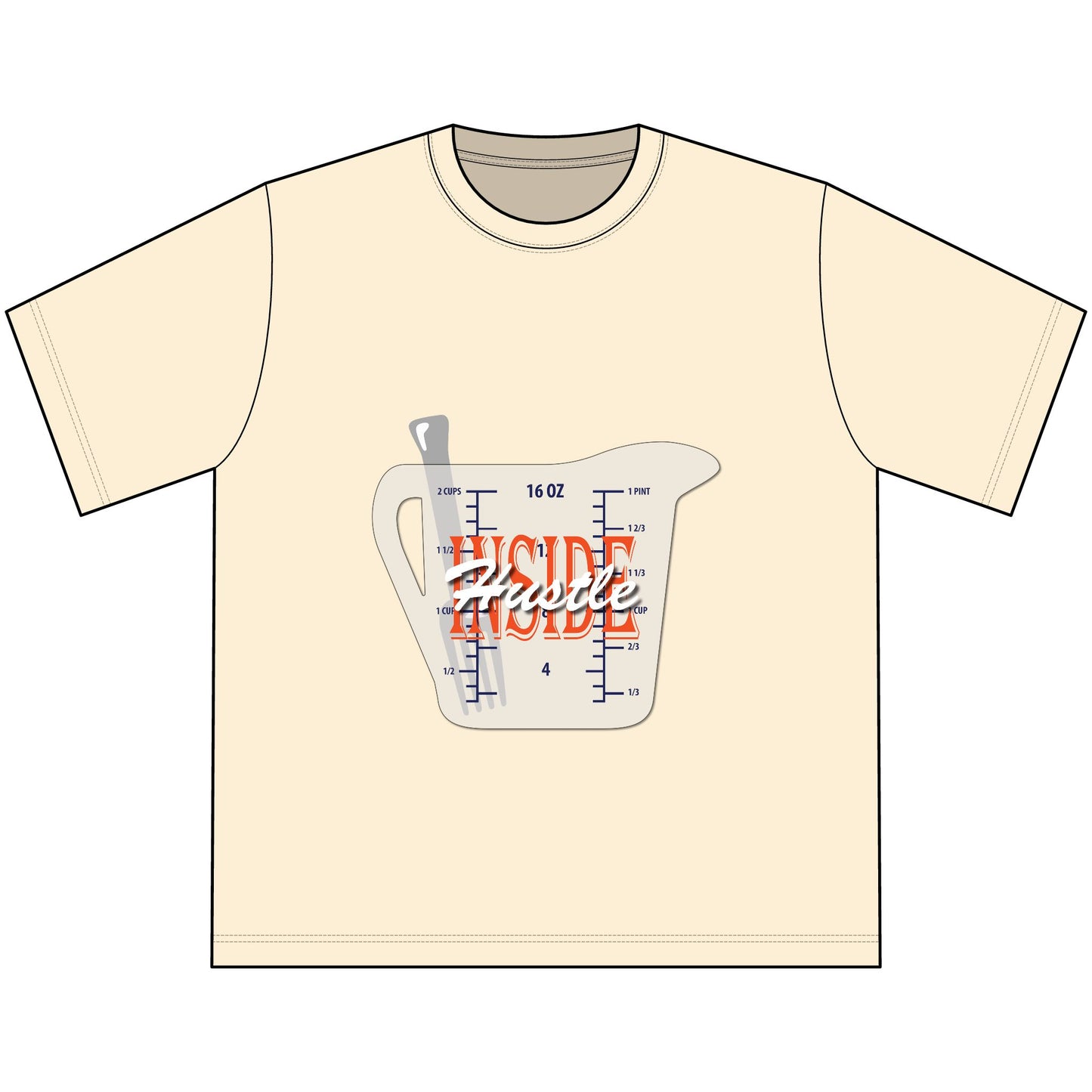 Inside Hustle Cup Logo - Heavyweight Tee