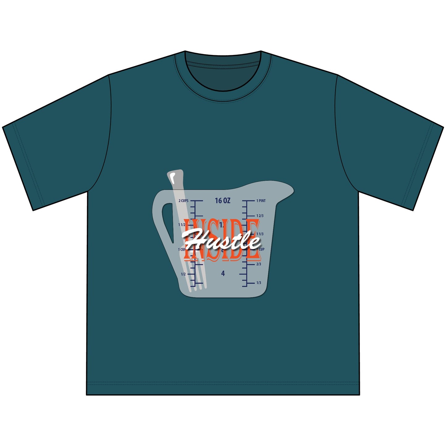 Inside Hustle Cup Logo - Heavyweight Tee