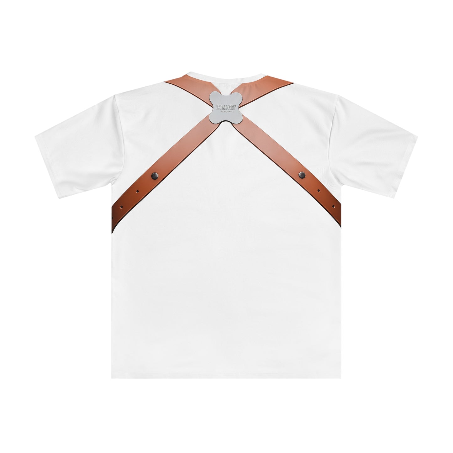 Leather Holster Print White T-Shirt