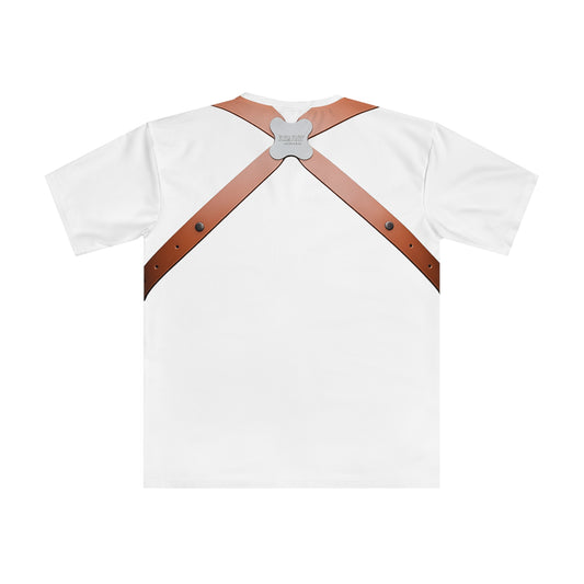 Leather Holster Print White T-Shirt