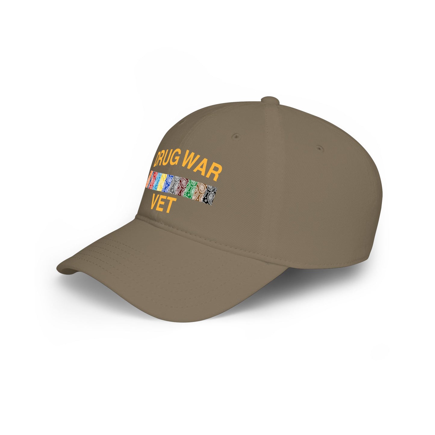 Drug War Vet Baseball Cap — Military Ribbon Veteran Hat