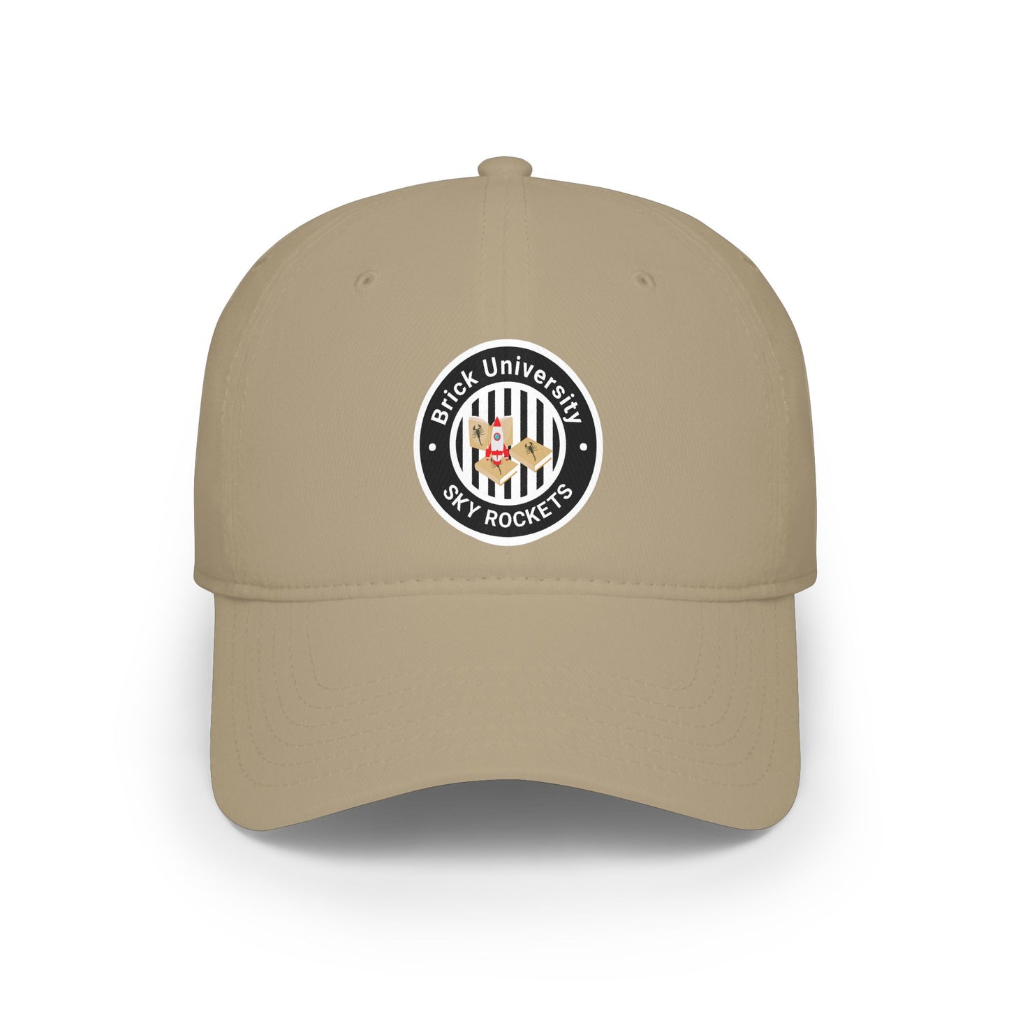 Brick University (Black-Outside) Baseball Cap