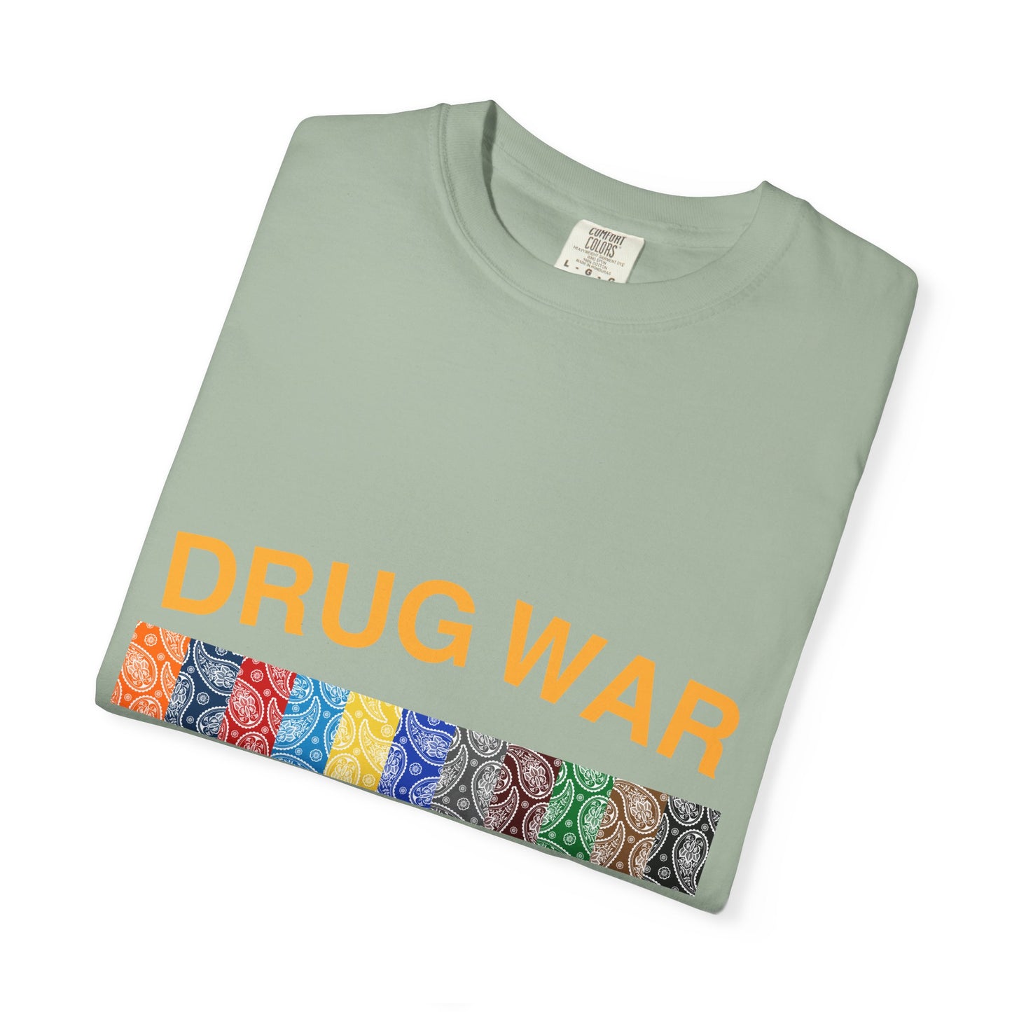 Drug War Vet T-Shirt – 'Crack Era' Retro Patch Graphic Tee