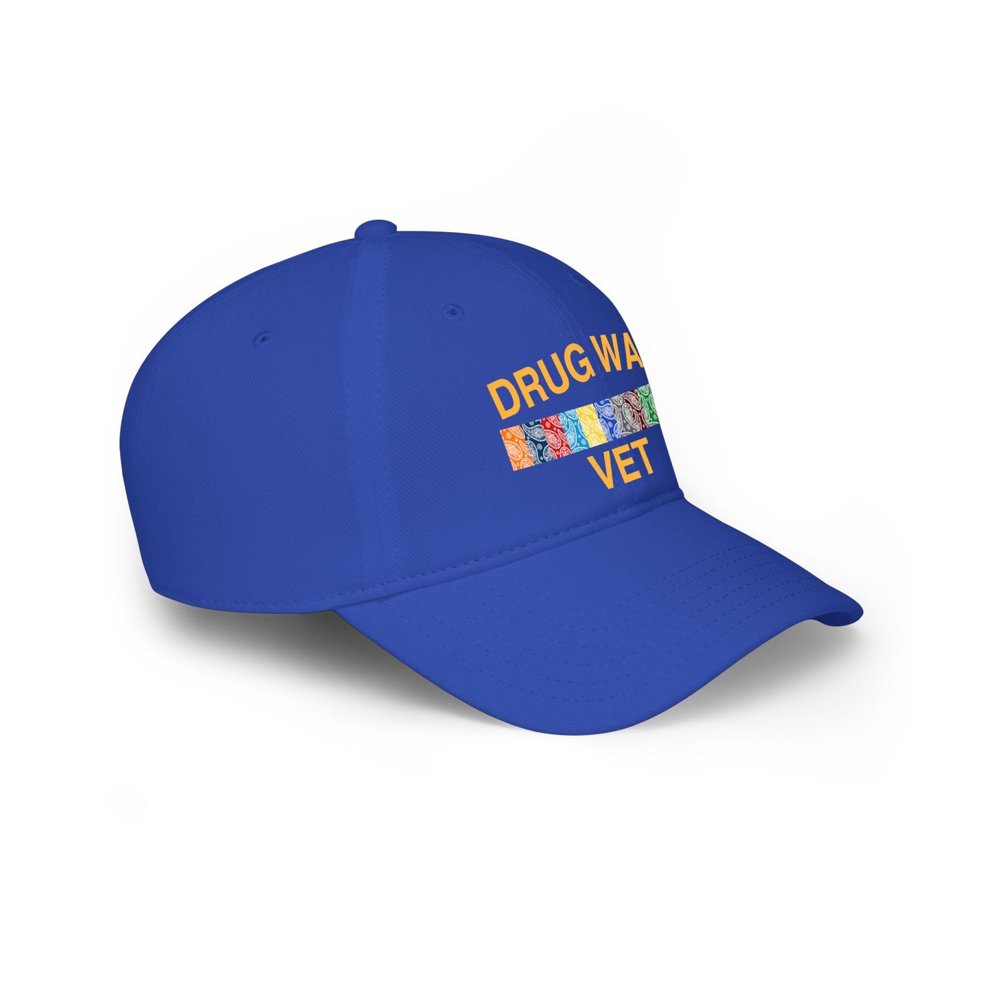 Drug War Vet Baseball Cap — Military Ribbon Veteran Hat