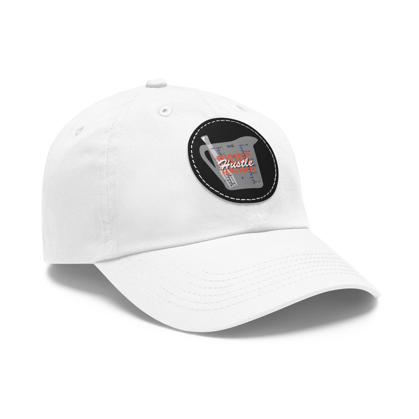 Inside Hustle -  Hat with Leather Patch (Round)