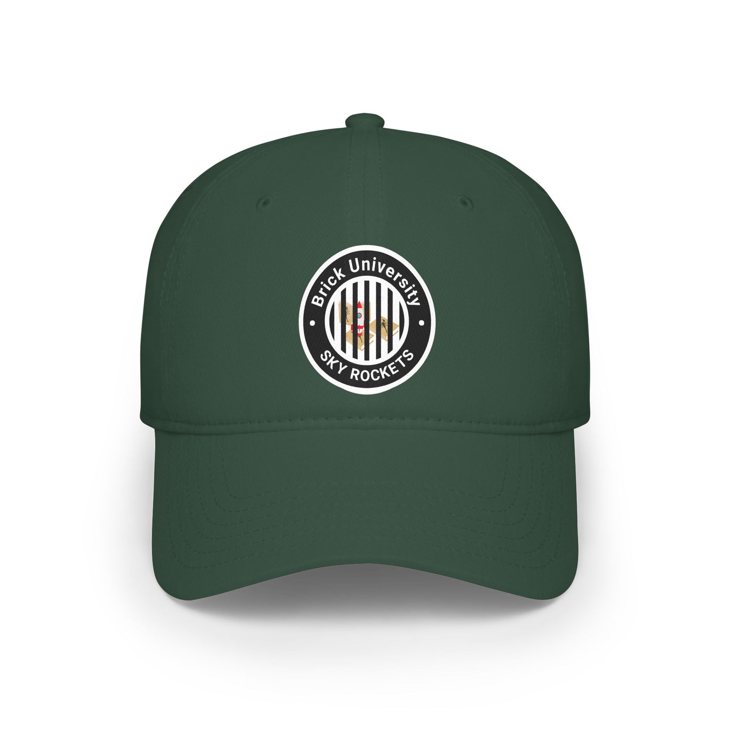 Brick University (Black-Behind Bars) Baseball Cap