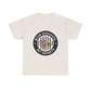 Brick University (Black Design Behind Bars) - Unisex Heavy Cotton Tee