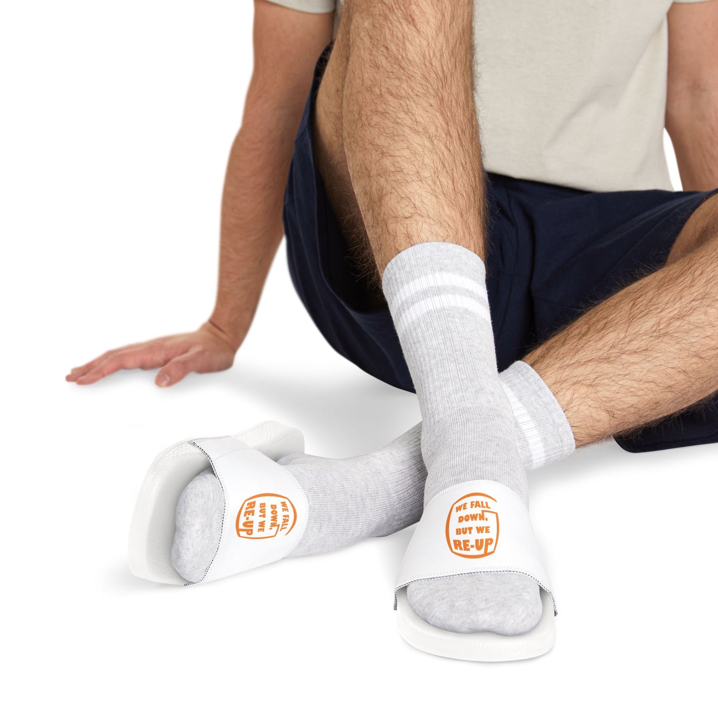 RE-UP - Slide Sandals — Removable‑Strap Slides
