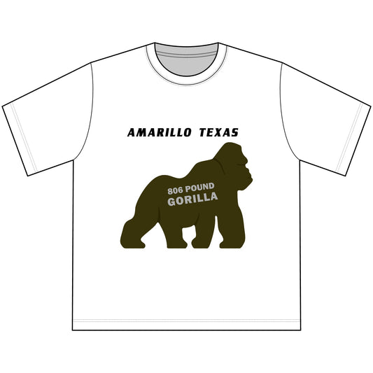 Amarillo Texas 806 Pound Gorilla - Heavyweight Tee