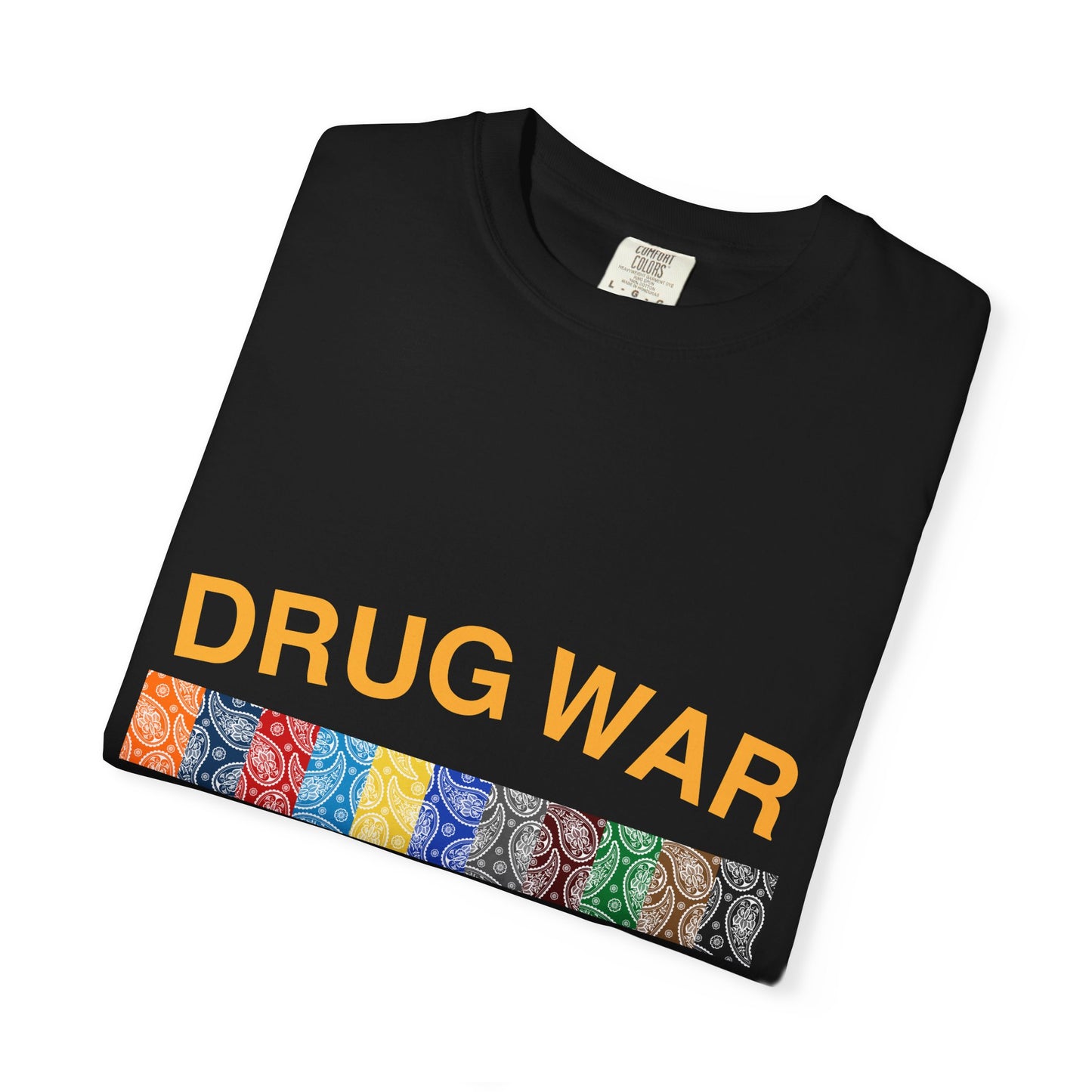 Drug War Vet T-Shirt – 'Crack Era' Retro Patch Graphic Tee