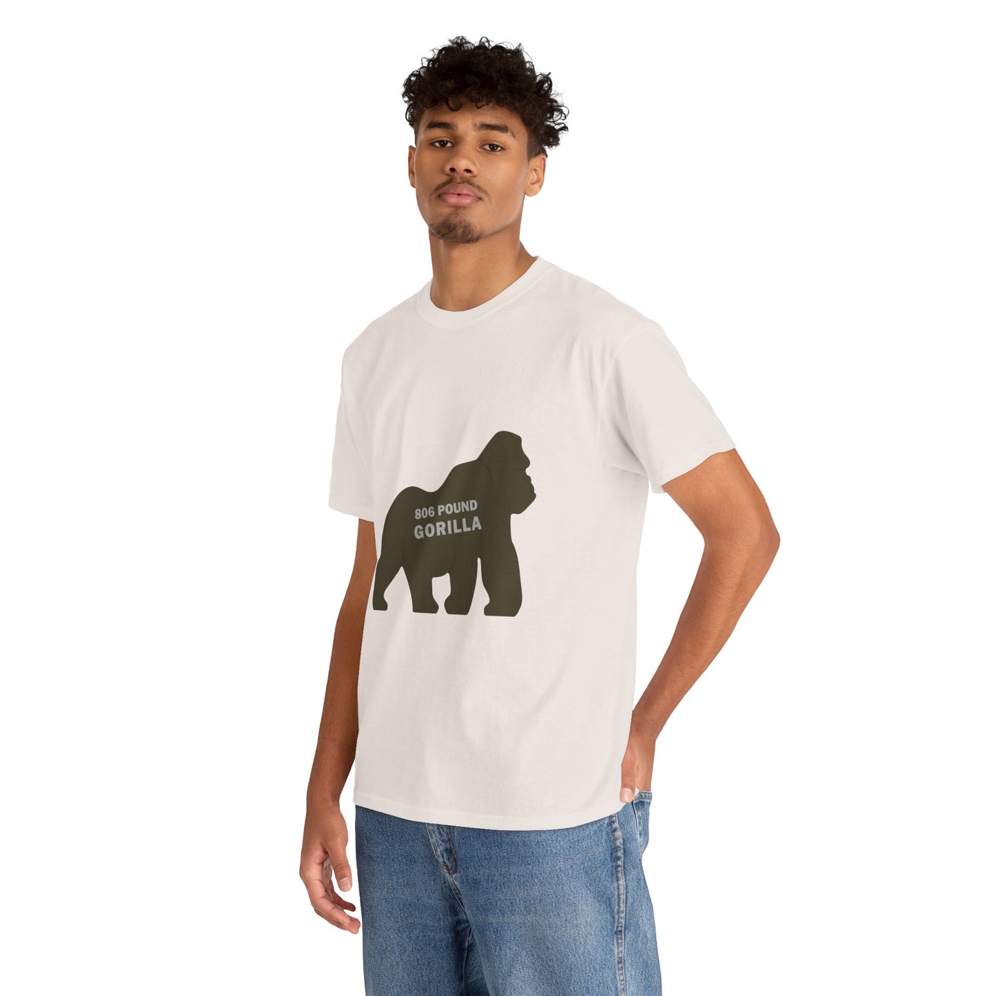 806 Pound Gorilla - Unisex Heavy Cotton Tee
