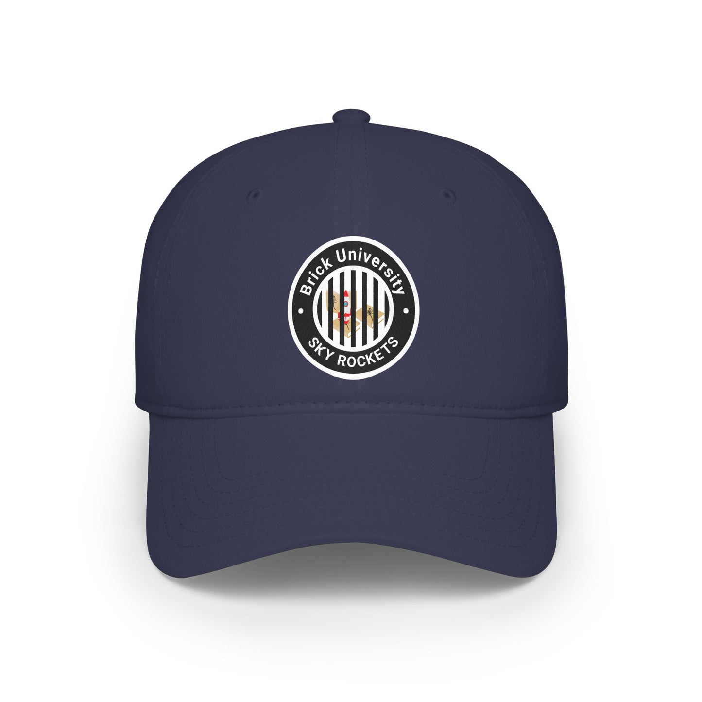 Brick University (Black-Behind Bars) Baseball Cap