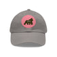 806 Pound Gorilla -  Hat with Leather Patch (Round)