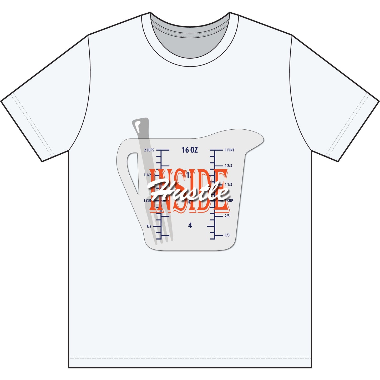 Inside Hustle Cup Logo - Easy Cotton Tee