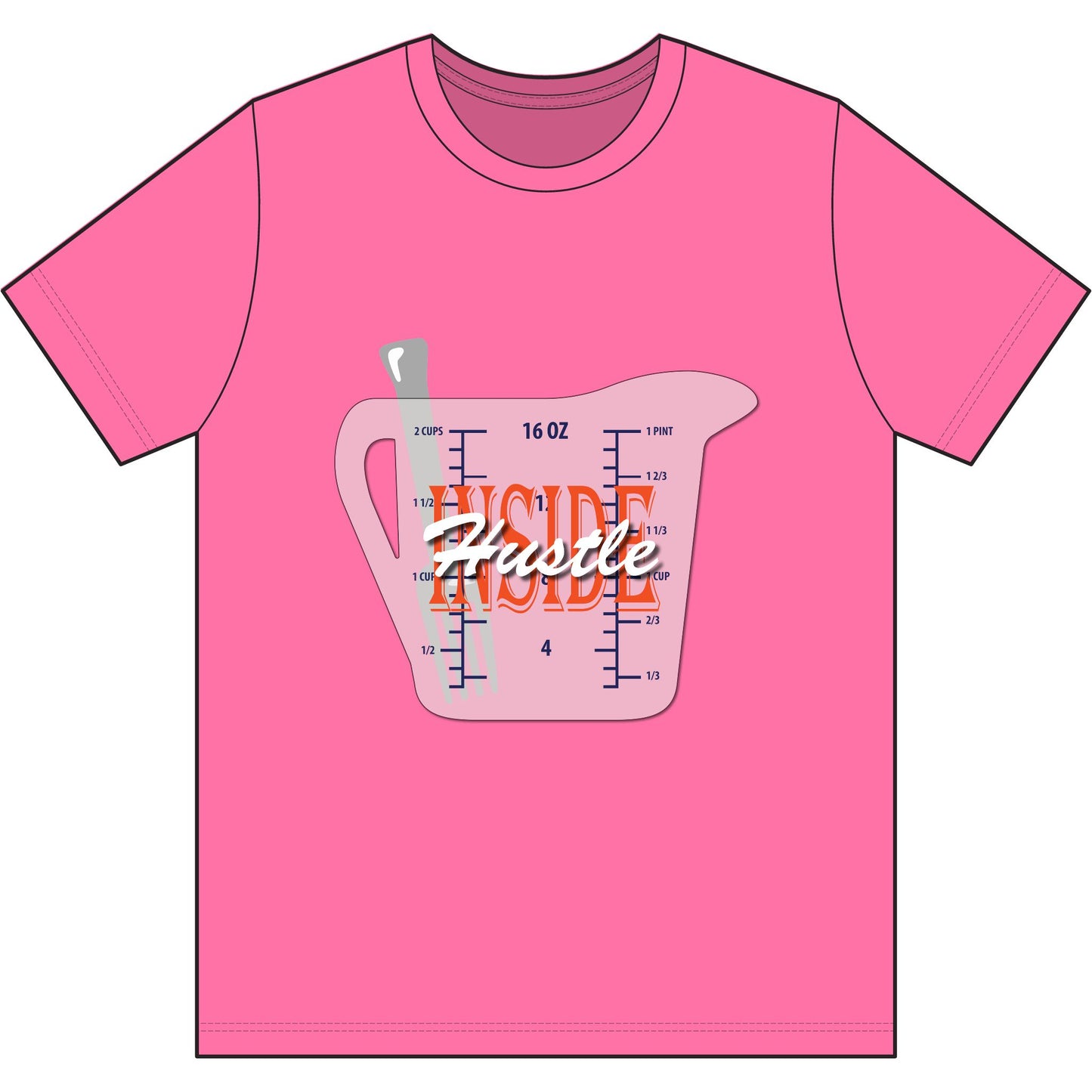 Inside Hustle Cup Logo - Easy Cotton Tee